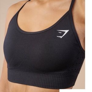Black Gymshark Energy Seamless Sports Bra